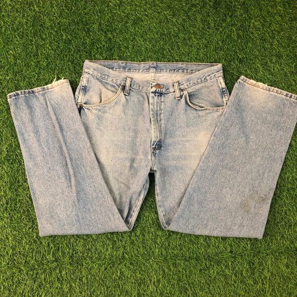 Rustler Other - Men’s Distressed Rustler Denim Jeans Size: 36x29